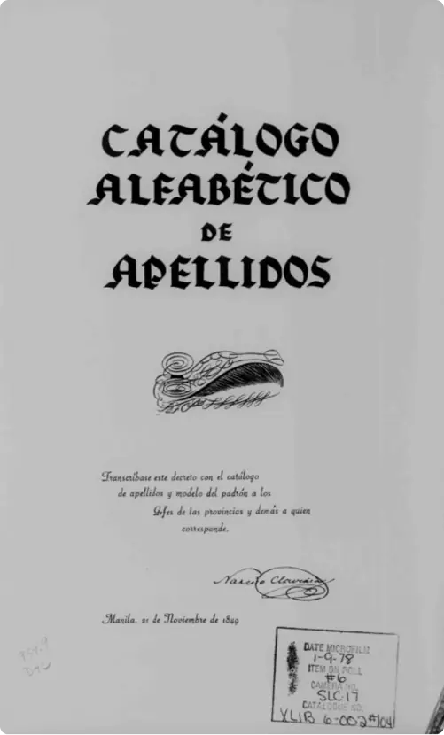 An image of the cover page of the catálogo