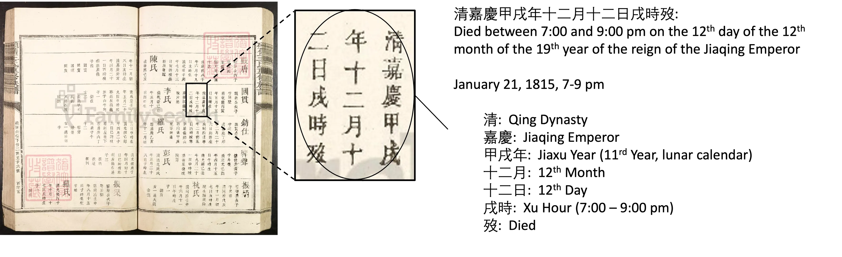 Date of Death Details