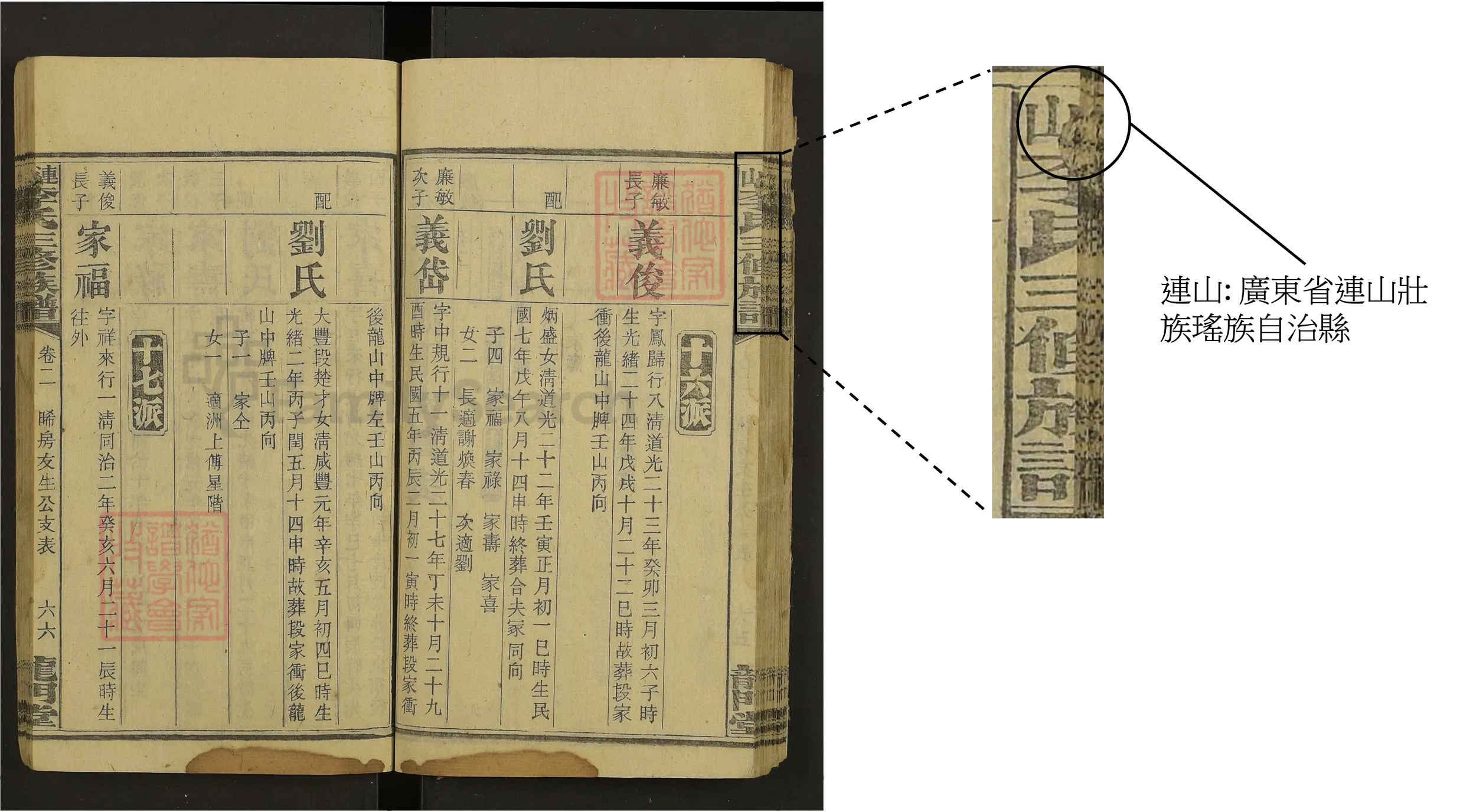 出生地點詳情