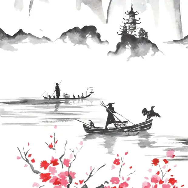 Hintergrund PortraitShanShui auswählen