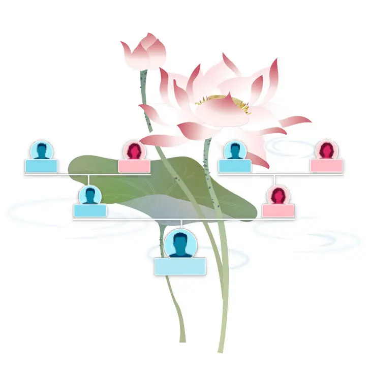 Hintergrund Chinese/lotus auswählen