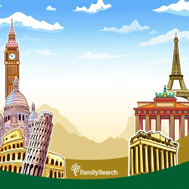 Select Europe Landmarks background