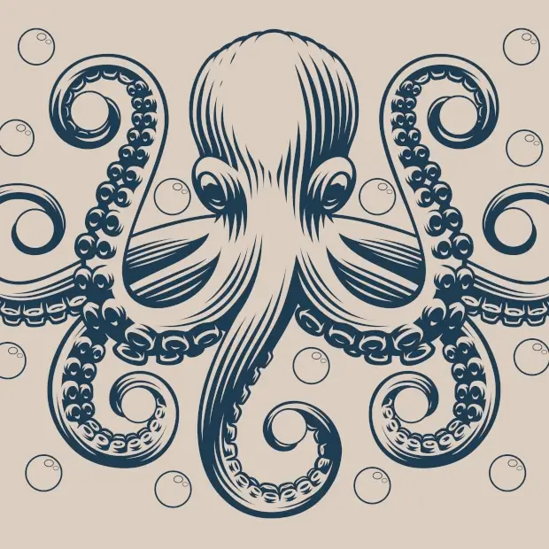 Hintergrund Octopus auswählen