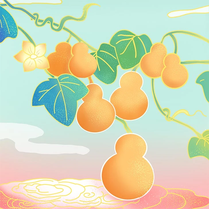 Hintergrund Chinese/gourd auswählen