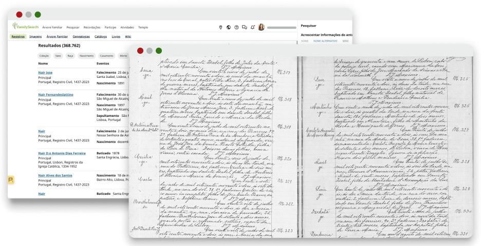 Registros históricos