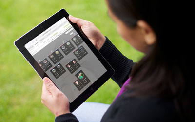 Young girl using FamilySearch Family Tree
